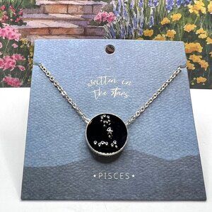 Elsie & Zoey Pisces Zodiac Necklace